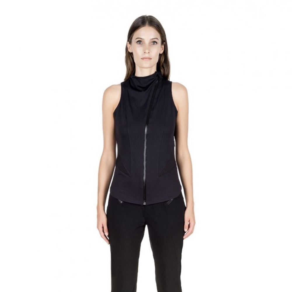 Slim Tapered Black Women's Pants